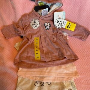 💖 MINNIE MOUSE 🖤 4 pc Set ~ NWT 6 months Adorable